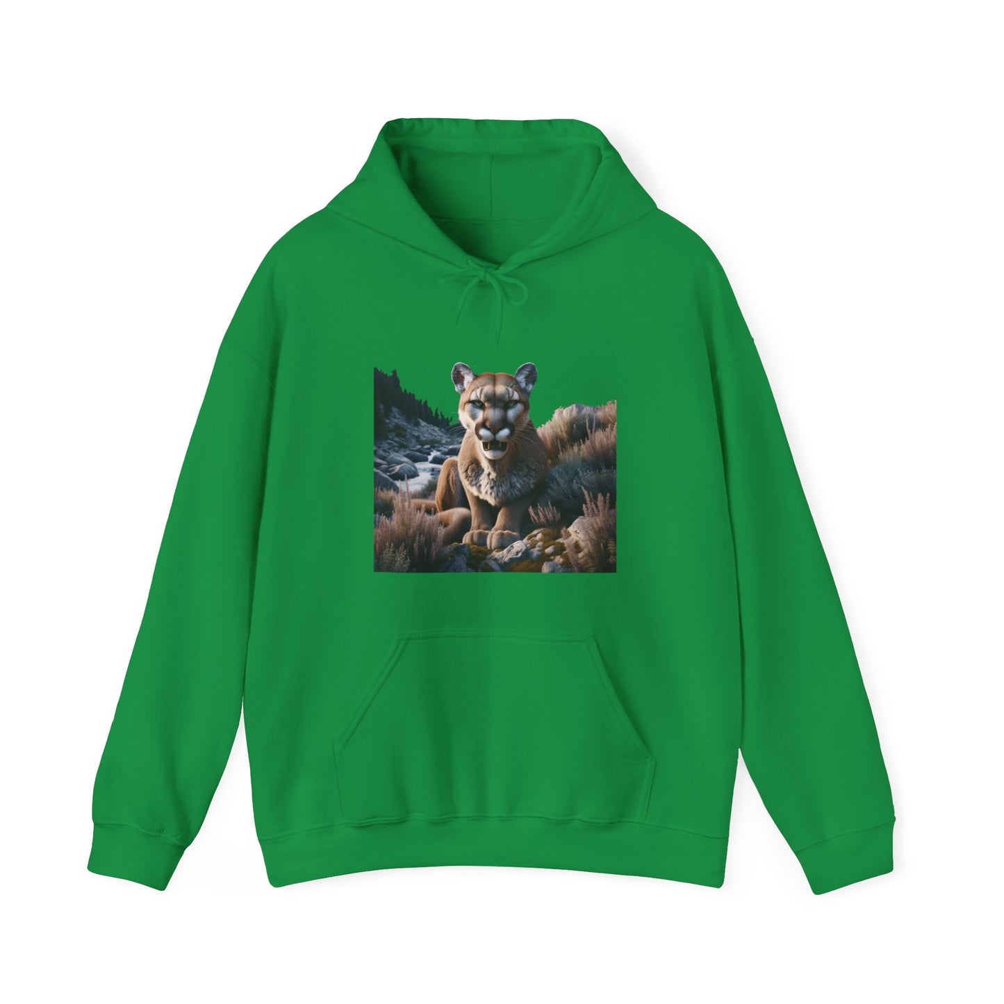 Mountain Lion Heavy Blend™ Hooded Sweatshirt