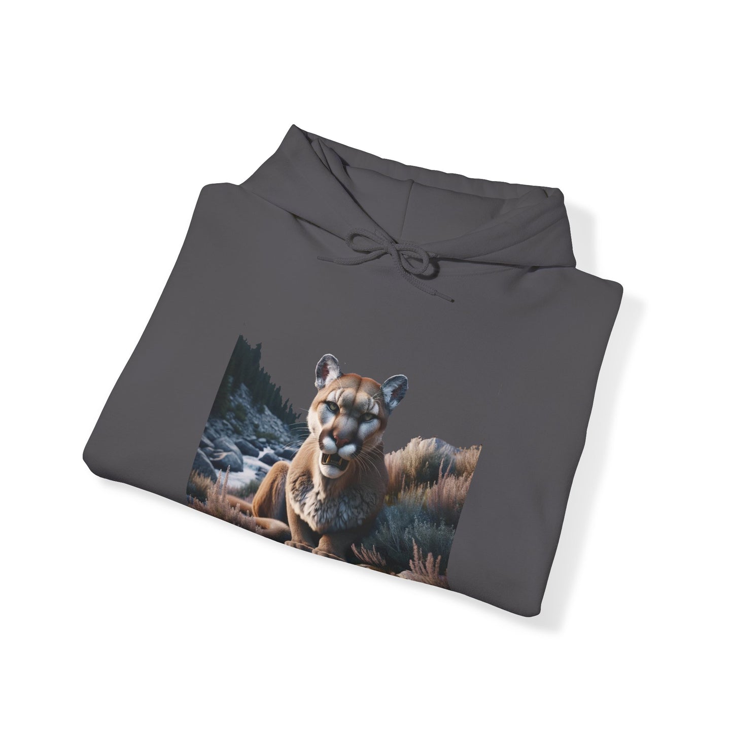 Mountain Lion Heavy Blend™ Hooded Sweatshirt