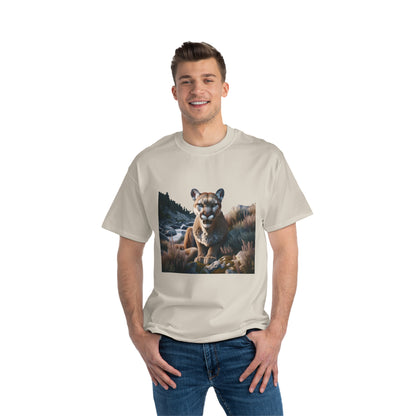 Mountain lion stare  Beefy-T®  Short-Sleeve T-Shirt