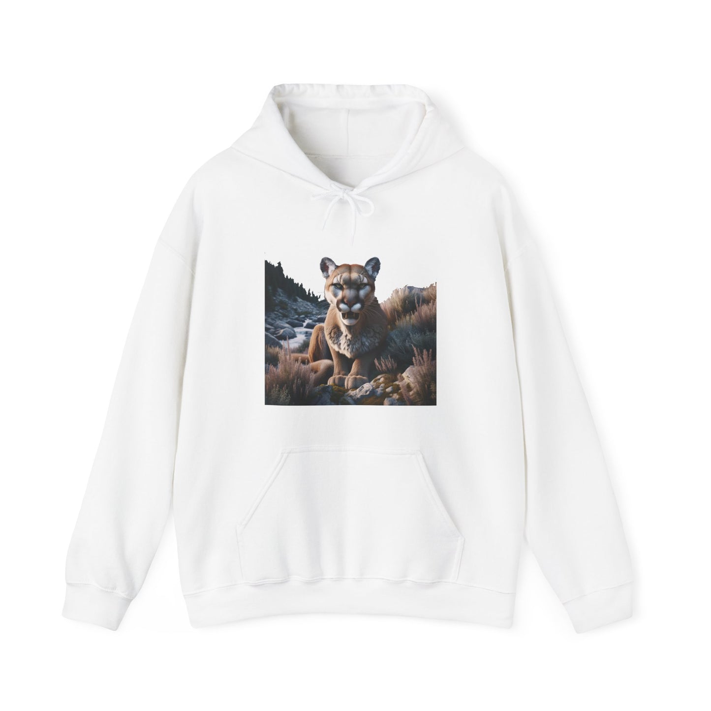 Mountain Lion Heavy Blend™ Hooded Sweatshirt