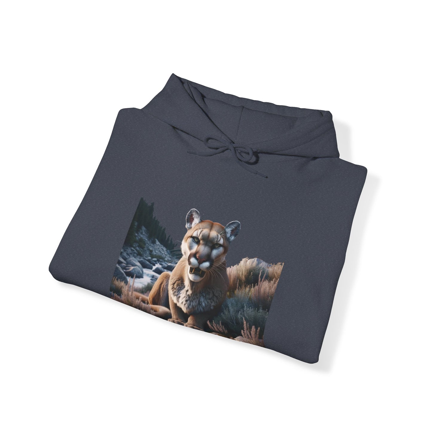 Mountain Lion Heavy Blend™ Hooded Sweatshirt