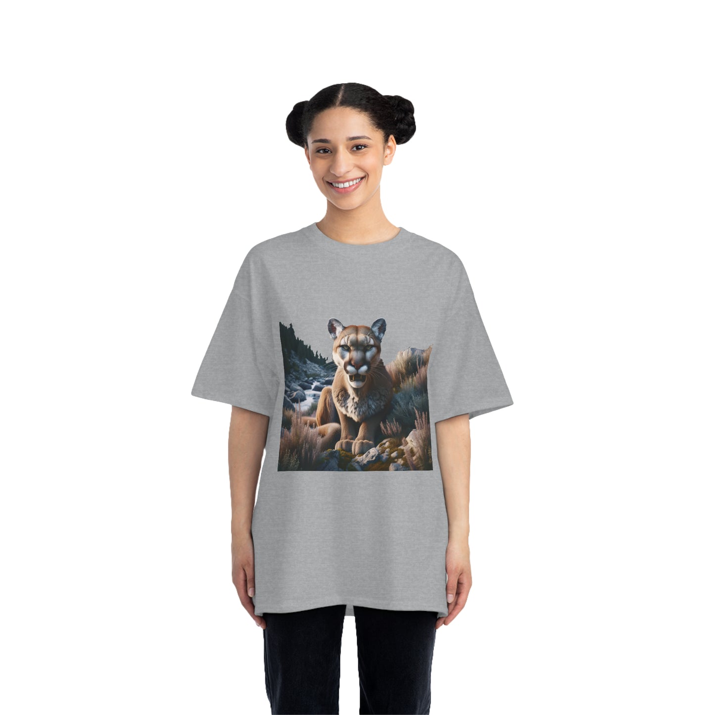 Mountain lion stare  Beefy-T®  Short-Sleeve T-Shirt