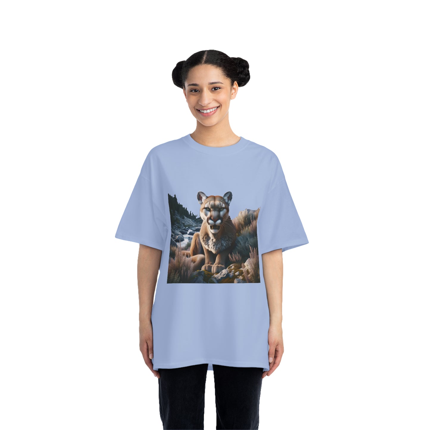 Mountain lion stare  Beefy-T®  Short-Sleeve T-Shirt