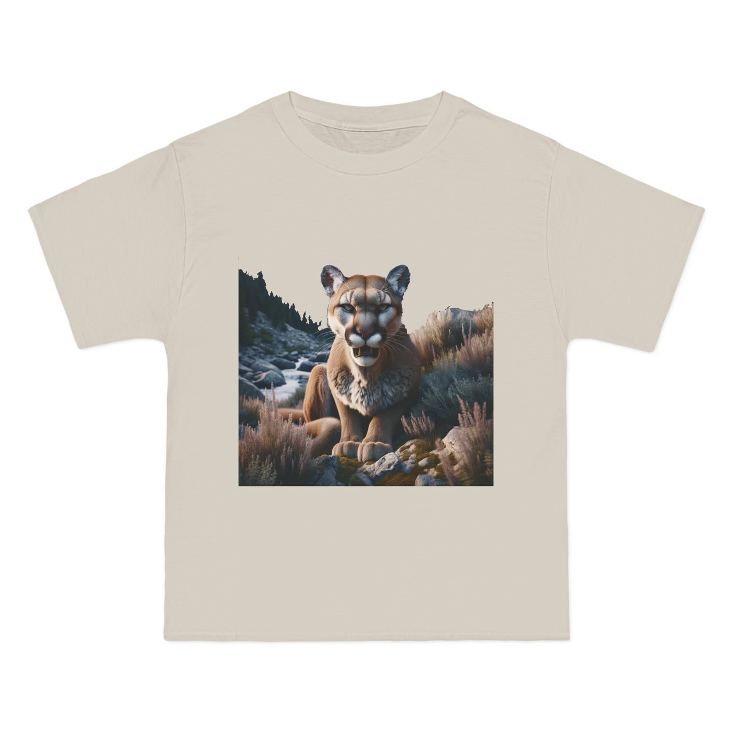 Mountain lion stare  Beefy-T®  Short-Sleeve T-Shirt