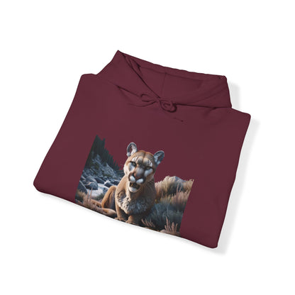 Mountain Lion Heavy Blend™ Hooded Sweatshirt